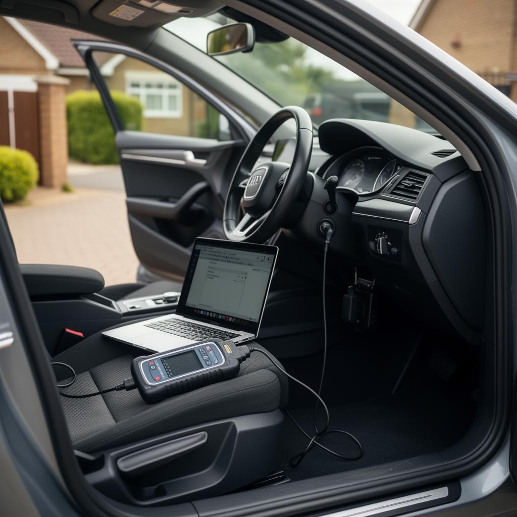 Mobile ECU remapping on location